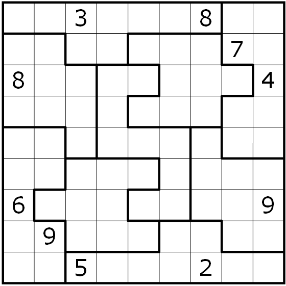 Sudoku Variants Series (183) - Parquet Sudoku — Rätselportal — Logic  Masters Deutschland