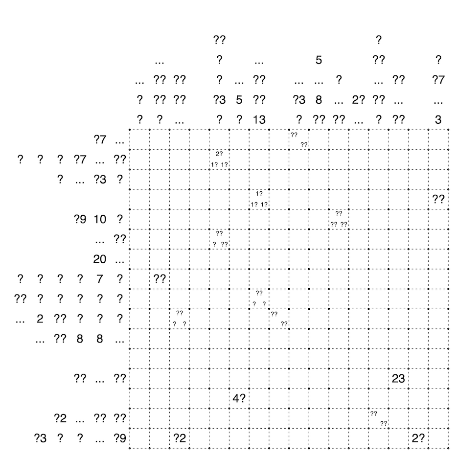 Japanese Sum Nurikabe 2 (16x16) — Rätselportal — Logic Masters Deutschland