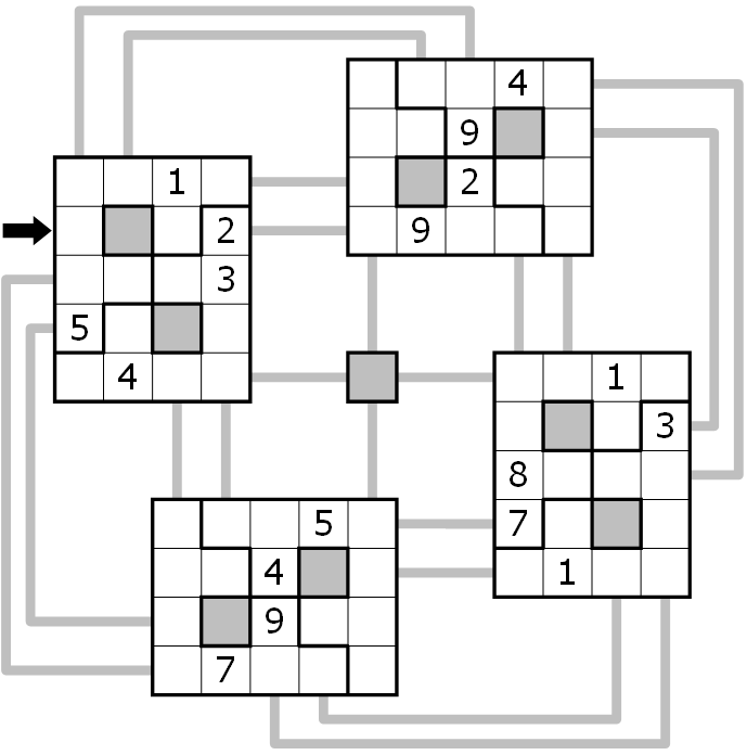 Sudoku Variants Series (180) - Sudokurve — Rätselportal — Logic Masters