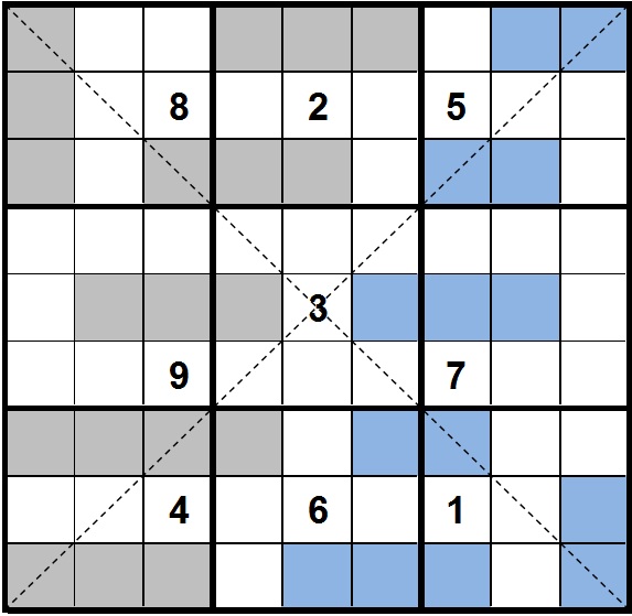 Diagonal Sudoku with 20&12 — Rätselportal — Logic Masters Deutschland