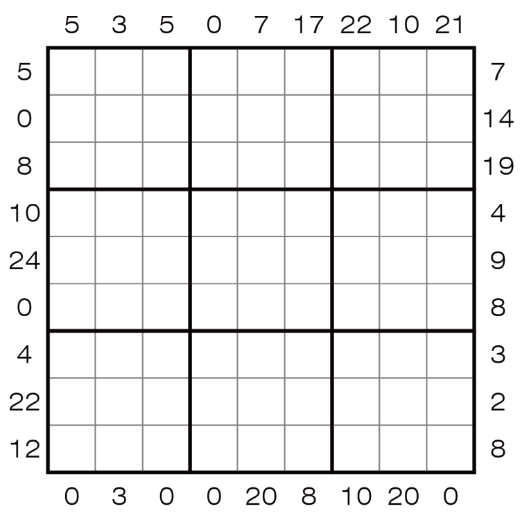 Sandwich Sudoku--春卷 — Rätselportal — Logic Masters Deutschland